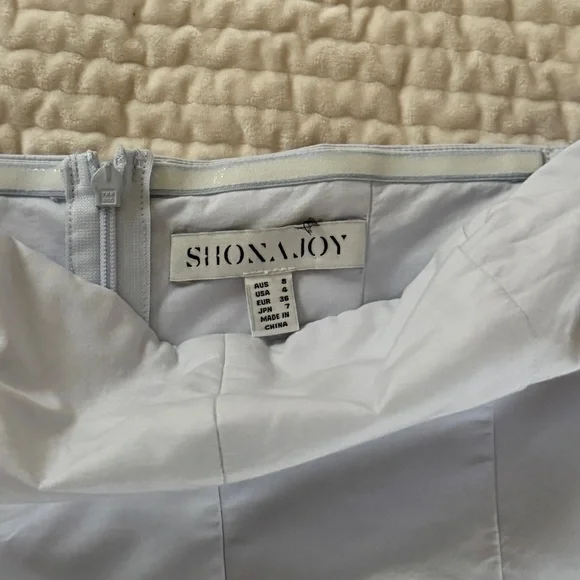 [Sold] Shona Joy Amada Lace Up Strapless Maxi Dress - Ice Blue - Picture 6 of 7